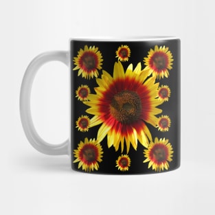 colorful, blooming sunflowers, sunflower, flowers Mug